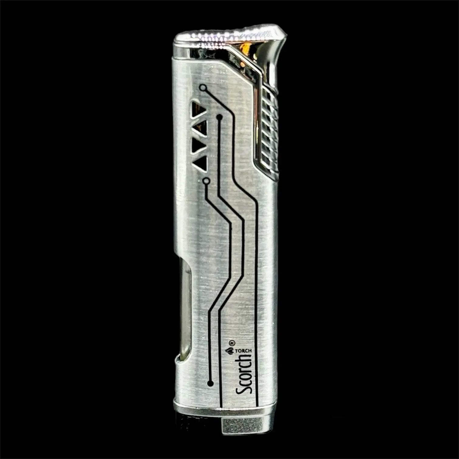 Slim Scorch Torch Lighter 61766 silver 