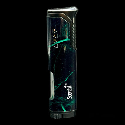 Slim Scorch Torch Lighter 61766 black green 