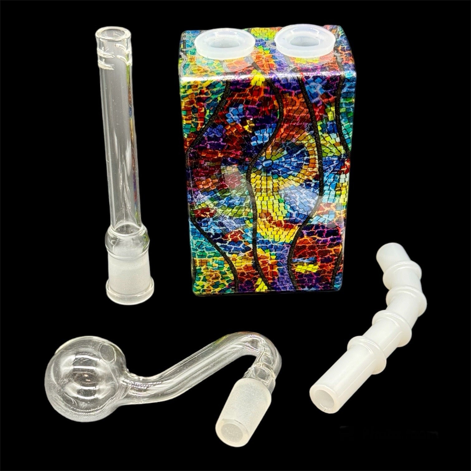 colored oil bubbler 