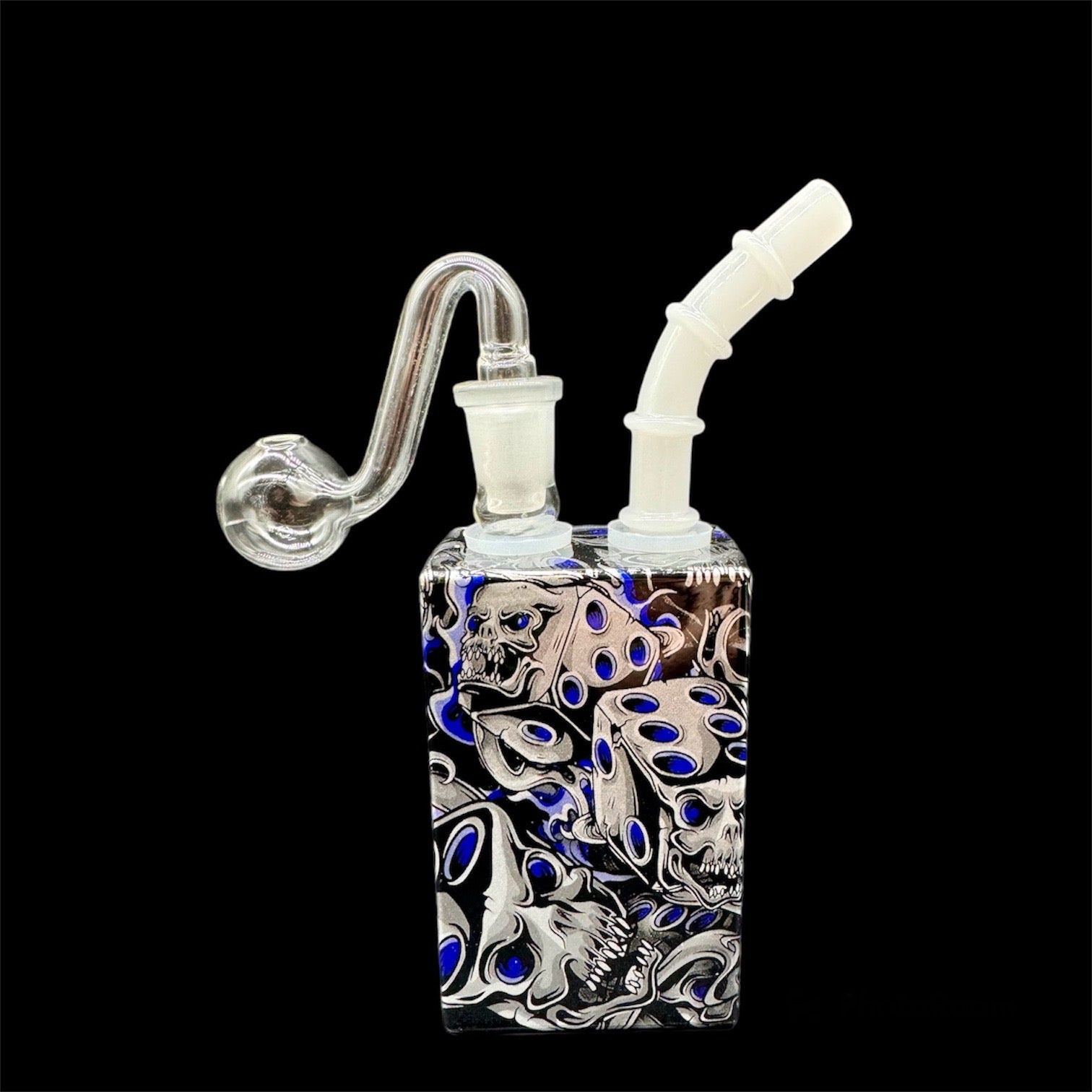 skull oil bubbler 