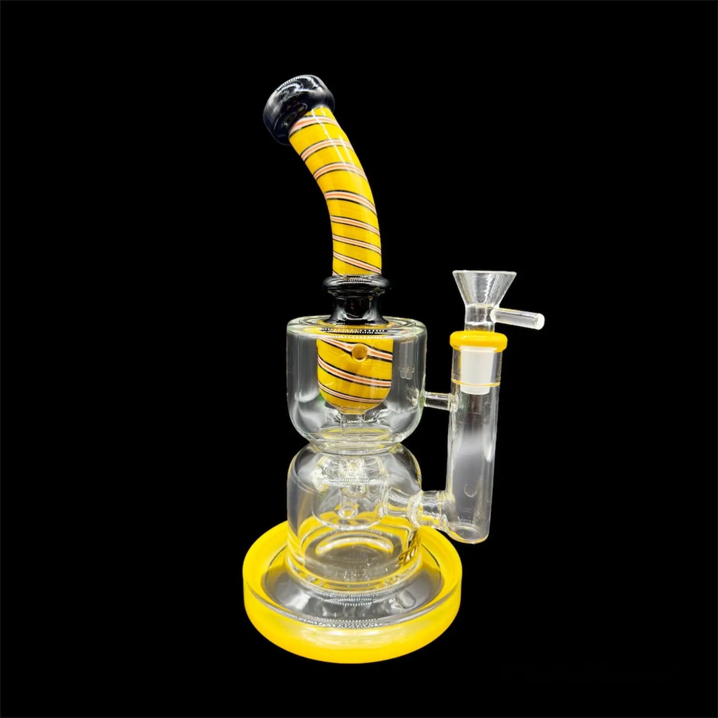 Topoo Recycler 9» yellow colored bong