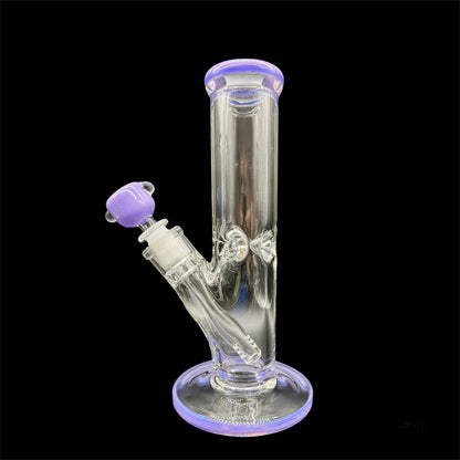 Traditional Straight Tube Water Pipe 10» purple color 