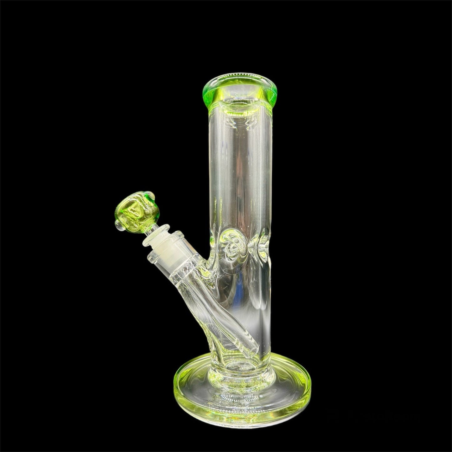 Traditional Straight Tube Water Pipe 10» green color 