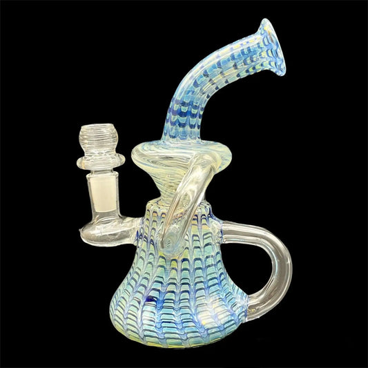 blue dab rig bong 