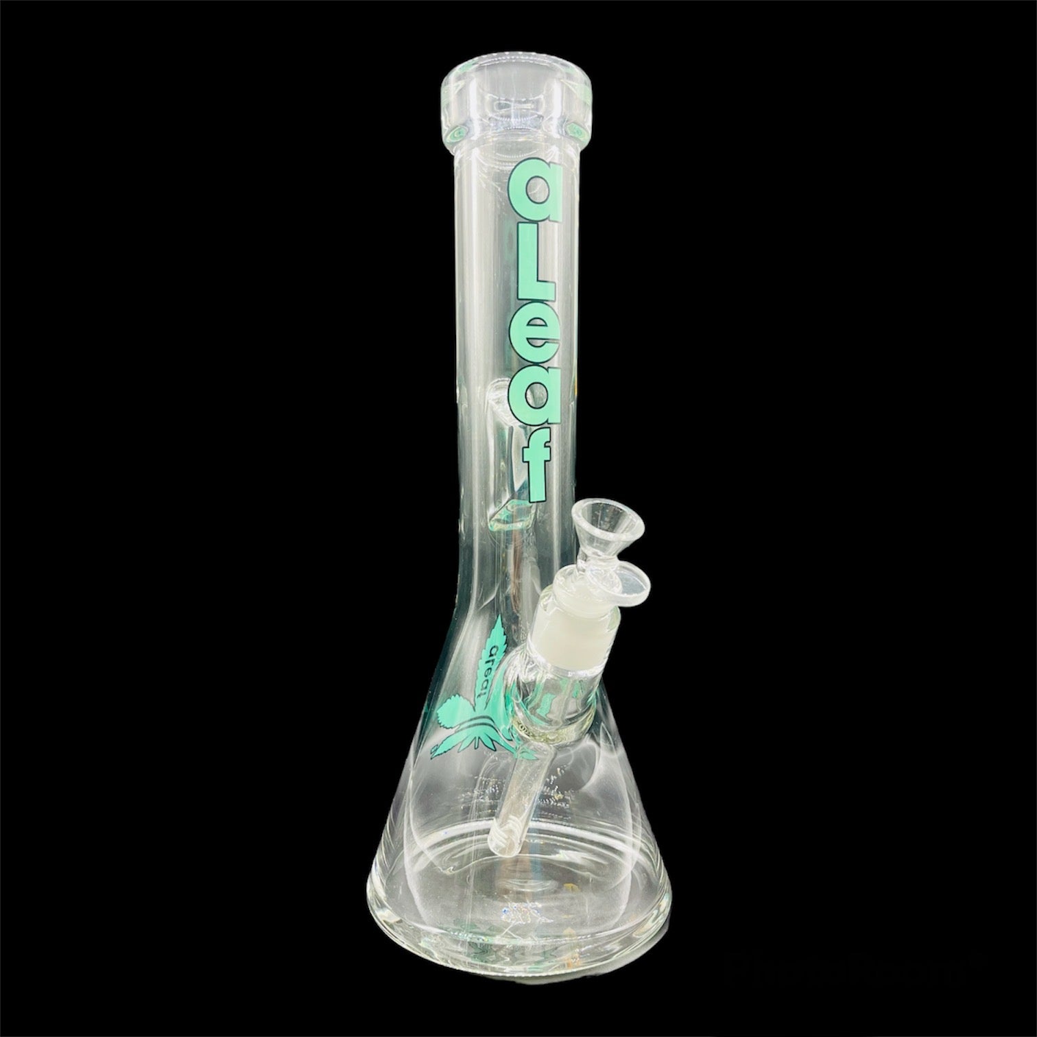 aLeaf Super Thick Beaker Glass Bong 13.5’ blue