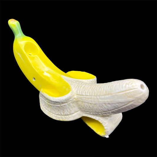 BANANA PIPE - CURVY TROPICAL FRUIT CERAMIC PIPE