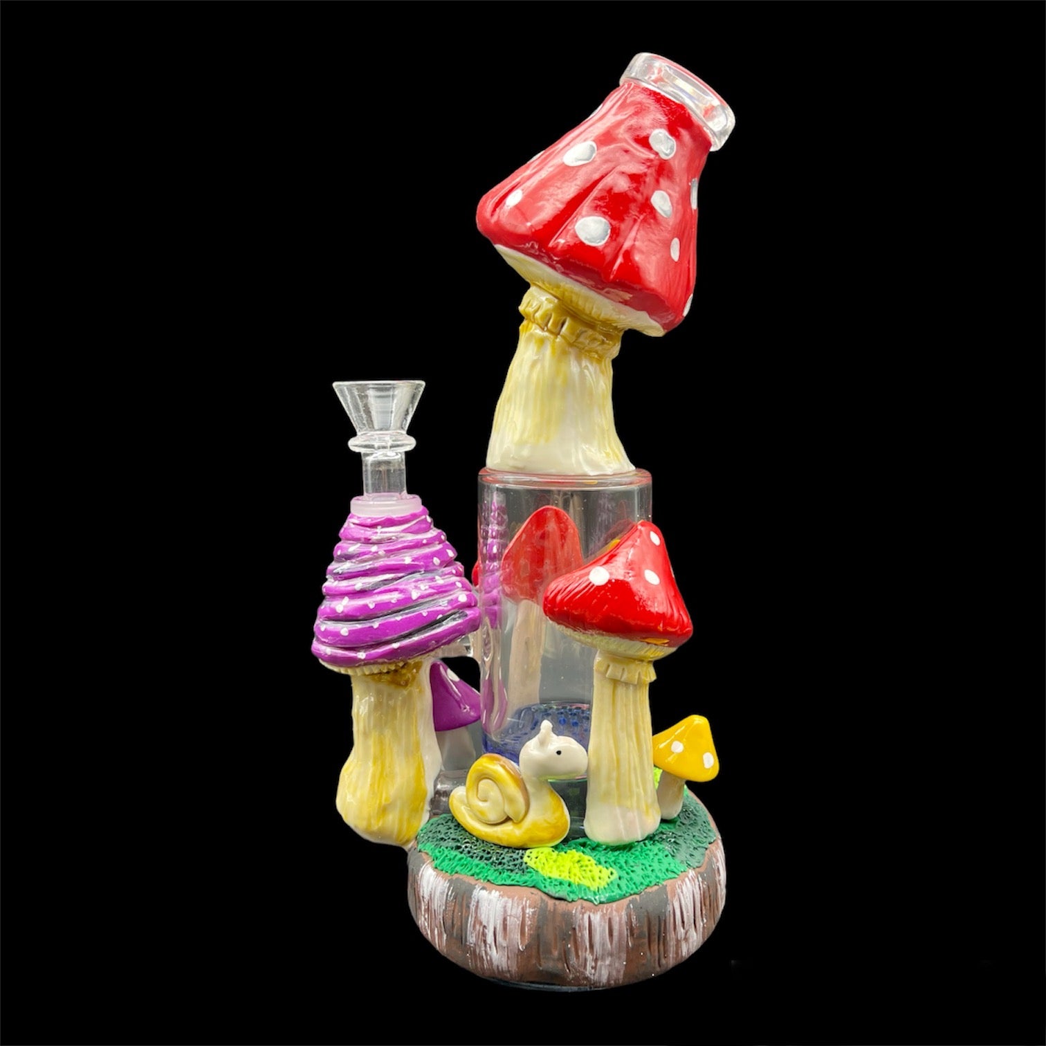 Mushroom glass bong