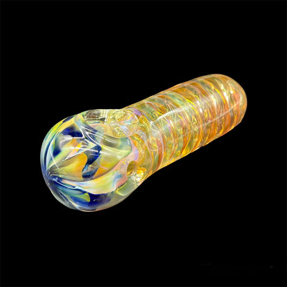 Golden Fumed Glass Pipes