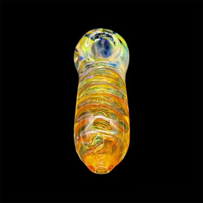 Golden Fumed Glass Pipes