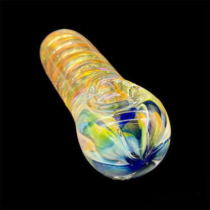 Golden Fumed Glass Pipes