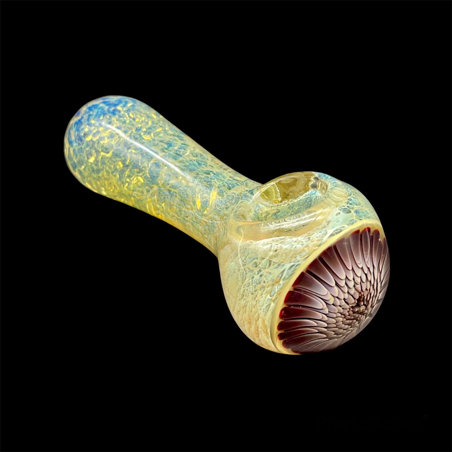 unique glass pipes red