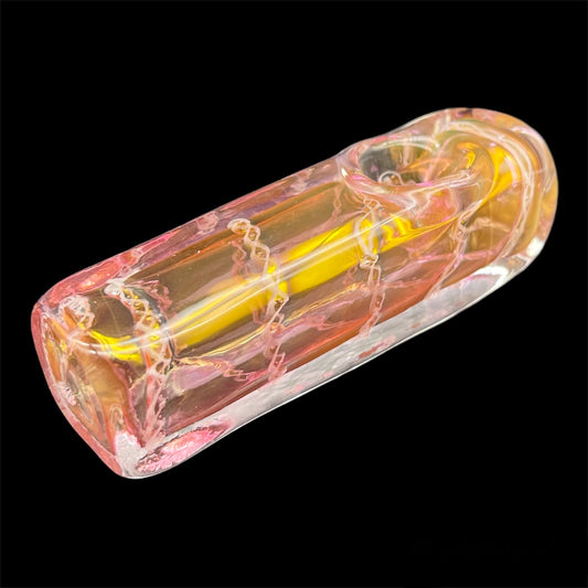 golden fumed glass pipe