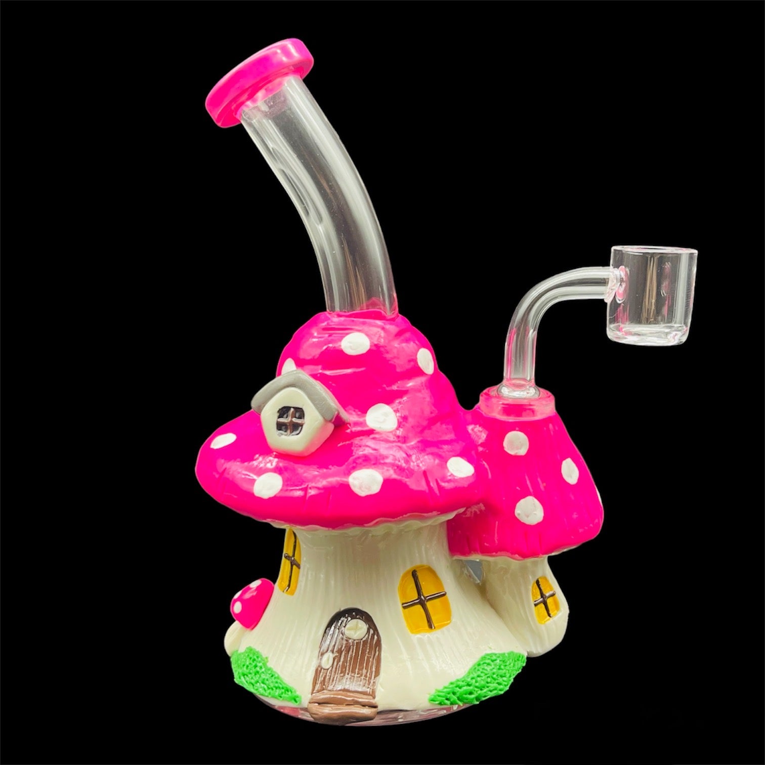 pink mushroom dab rig